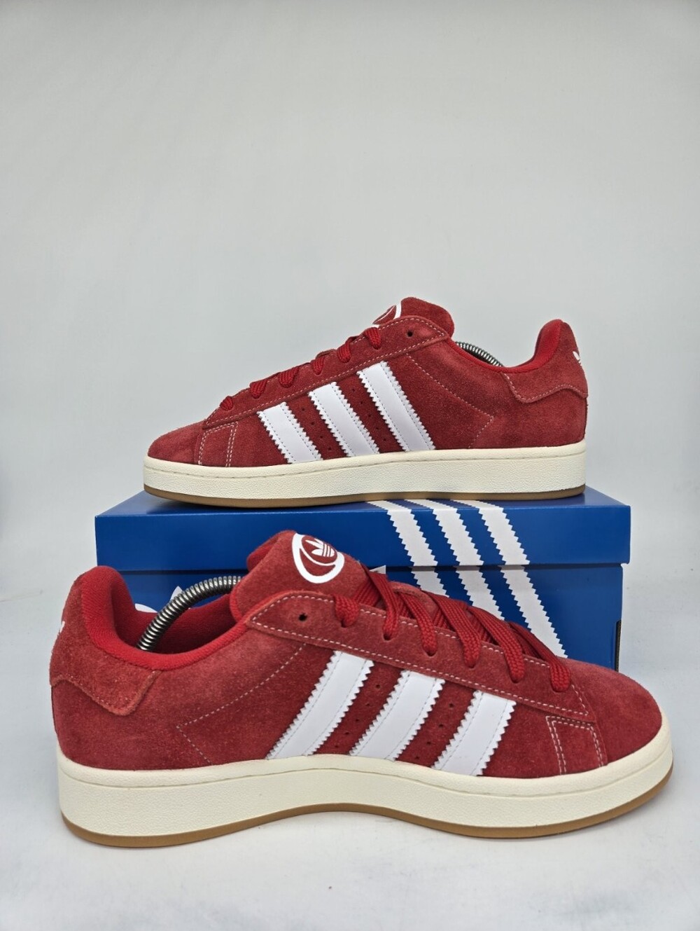 adidas Men's Campus 00s H03474 Better Scarlet Cloud White Shoes Size 9.5 - Picture 6 of 8